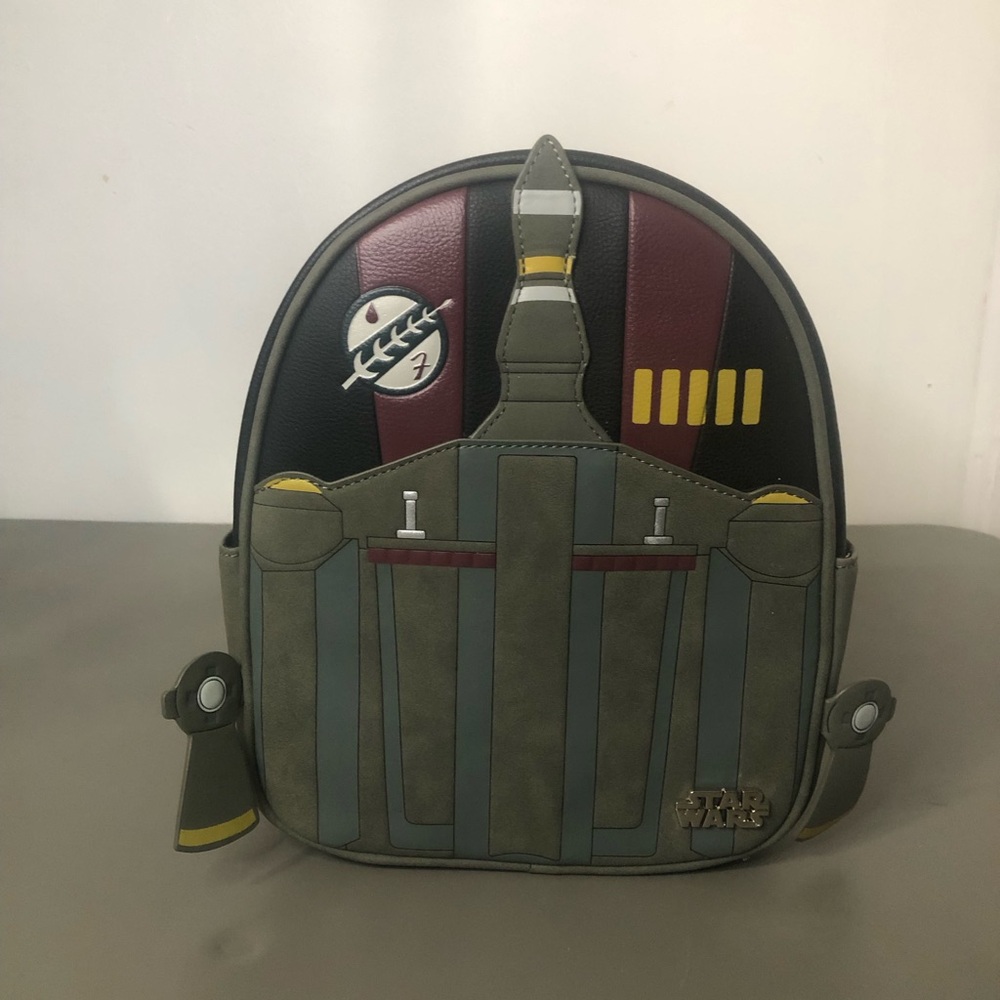 Star Wars Boba Fett Jetpack Bioworld Mini Backpack NWT